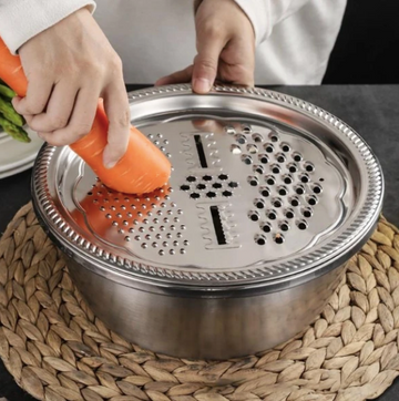 Multifunctional stainless steel basin™ | Spar tid i køkkenet og gør madlavning lettere!