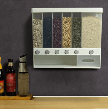 Wall-mounted dry food dispenser™ | Hav aldrig mere at gøre besværlige mademballager igen!